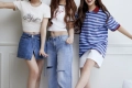 엔믹스 게스 화보 크롭티컷