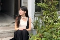 유튜버 가요이 발가락 클로즈업 셀카 발끝 포즈에 시선 고정