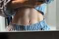 오마이걸 유빈 매력배꼽