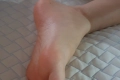 팬티만 입은 여친발 허락받음