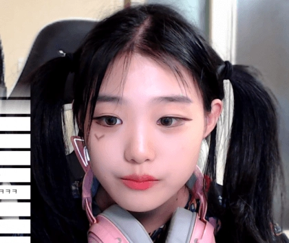 장원영 닮은 외모에 발라인까지 완벽한 스트리머