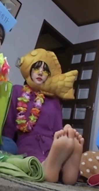 비비지 은하 발핑크 전설의 레전드 발바닥