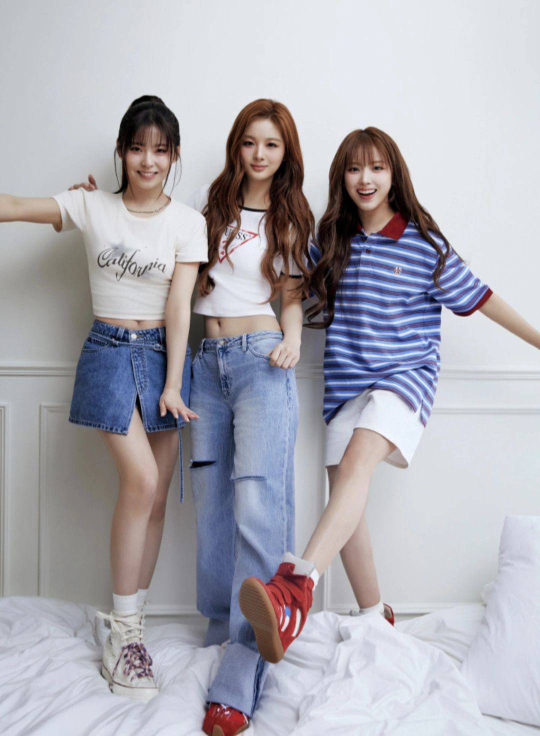 엔믹스 게스 화보 크롭티컷