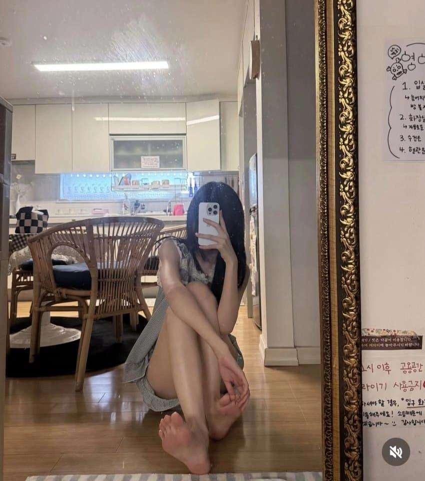 앙밍망 발바닥 구독 전용 셀카