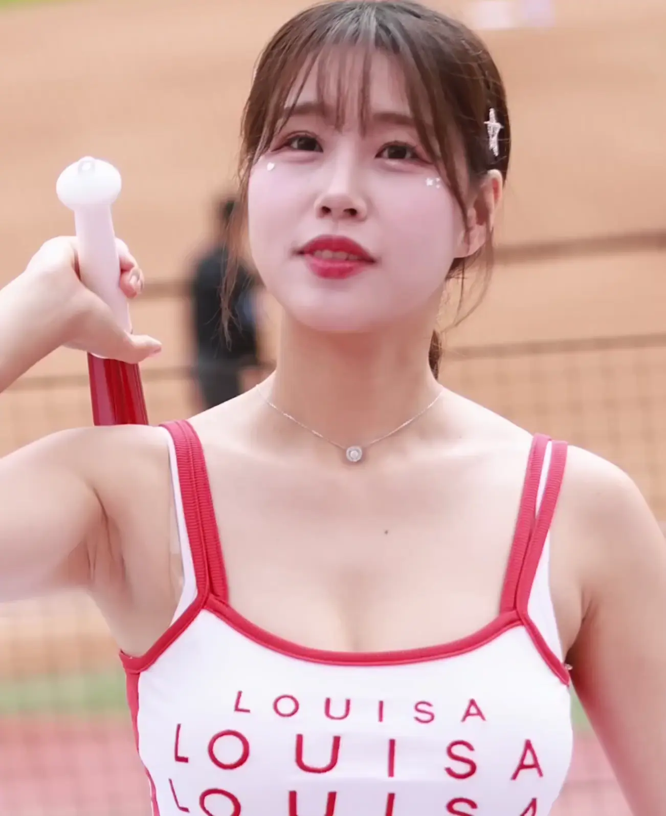 김도아 야드랑이 그대로 드러난 응원 직캠