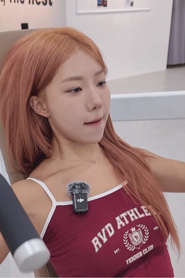 피트니스 모델 이규리 겨땀 젖은 브라탑