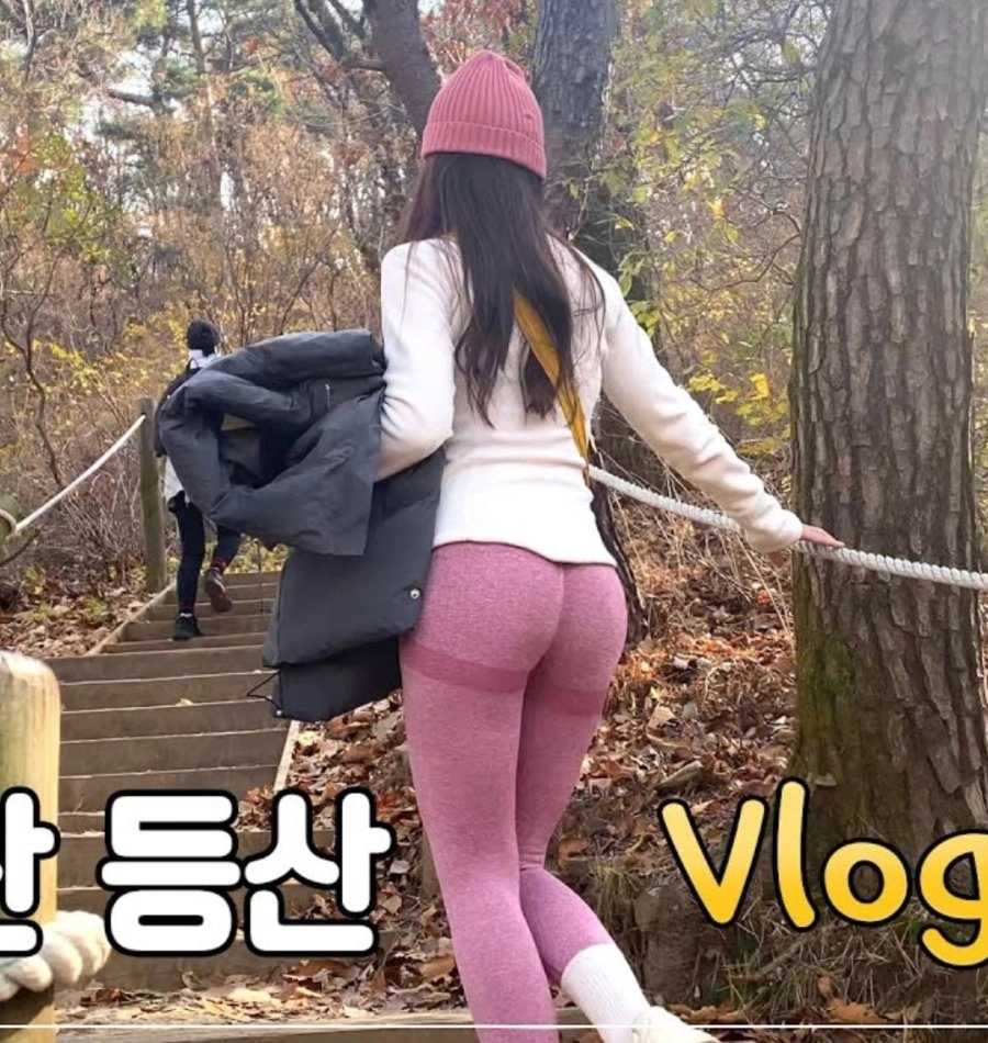엉태 강조된 청계산 레깅스 착샷 모음