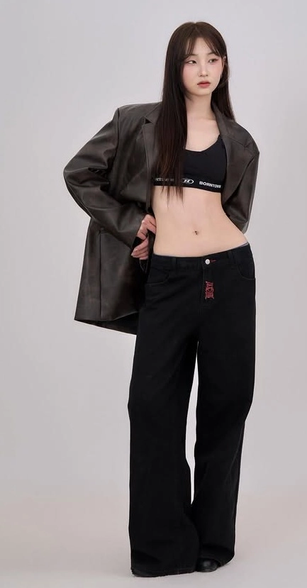 모델같은 몸매 허리
