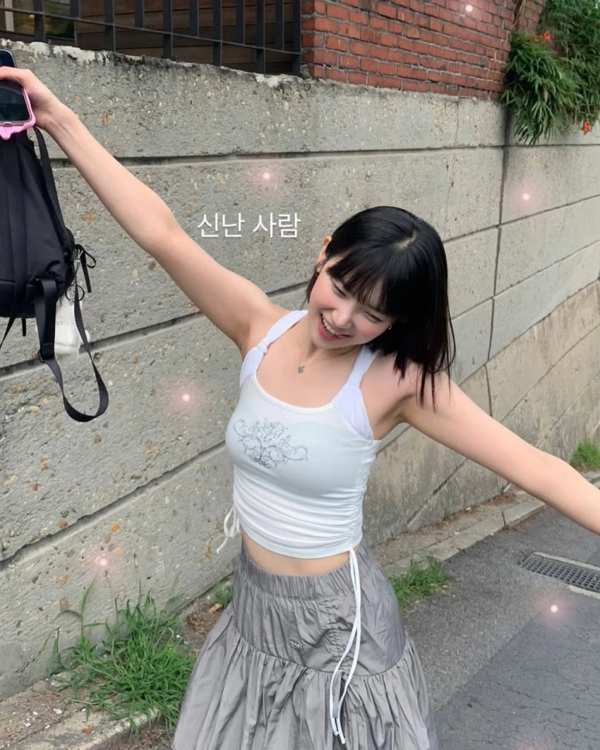 삼성라이온즈 시구녀 겨오픈 민소매 일상샷
