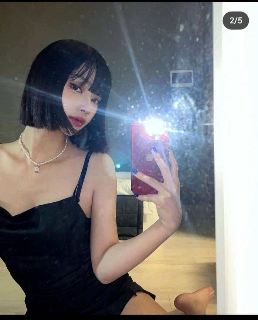 인스타 감성 맨발 셀카