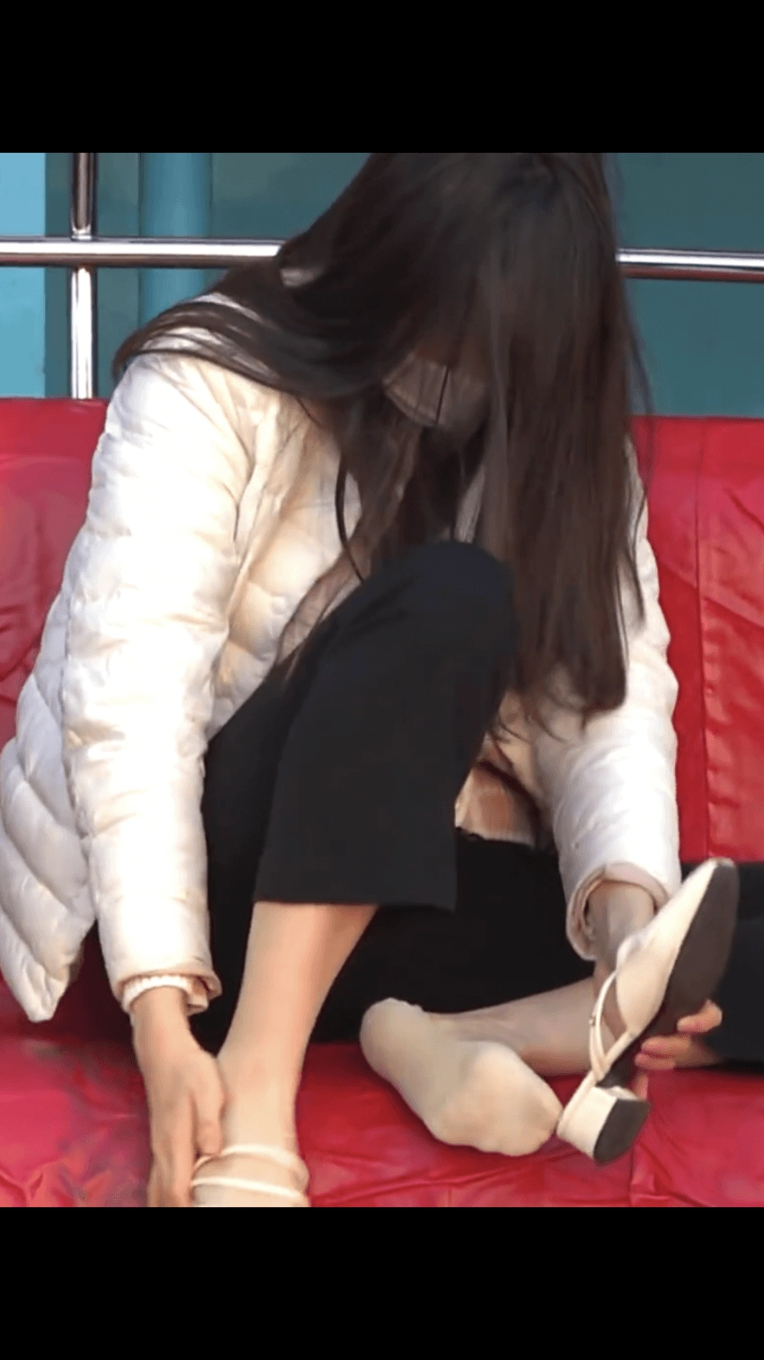 디스코팡팡 양말컷 모음 맨발보다 더 자극적인 순간 포착