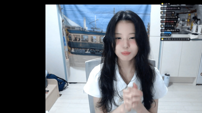 치지직 여캠 치코쟝 은근슬겨 움짤