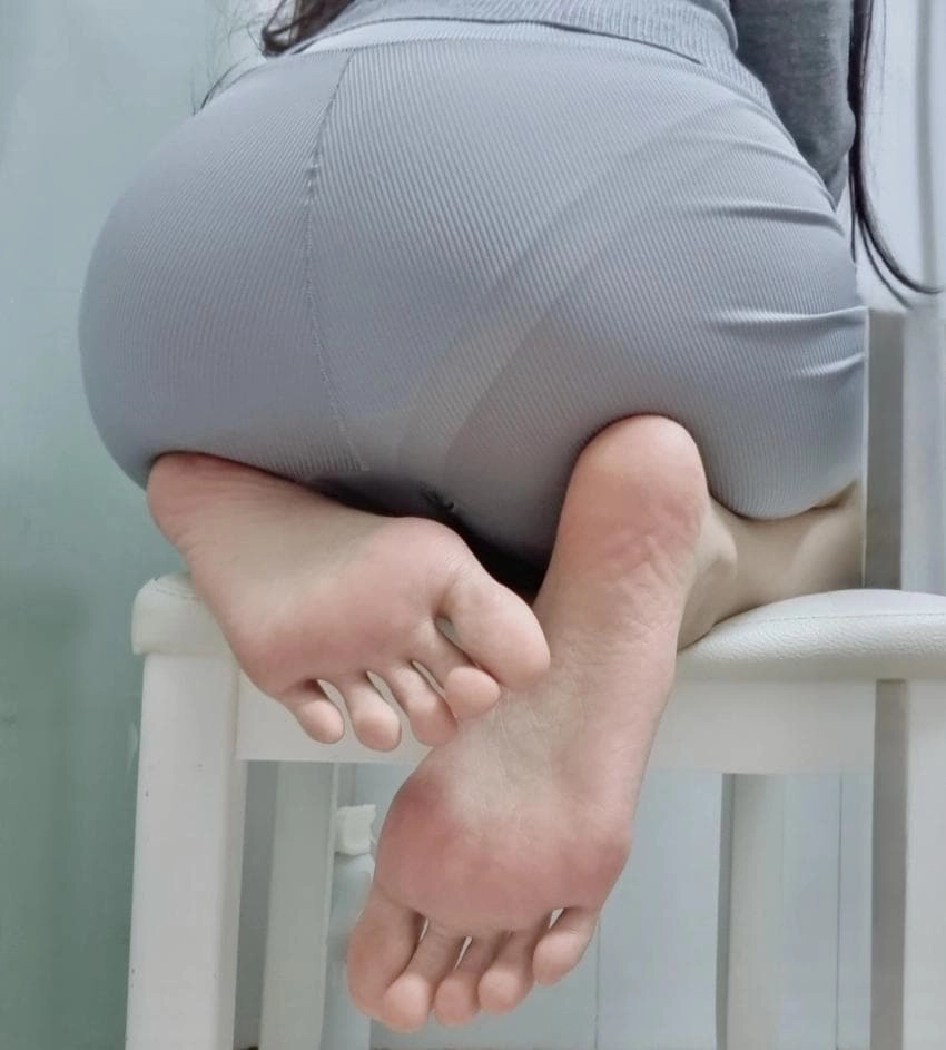 일반인 야들발 클로즈업에 발바닥 눌림까지